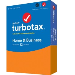 Intuit TurboTax Home & Business 2021 - 12 Returns - Bilingual